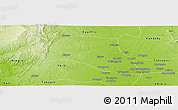 Physical Panoramic Map of Taze