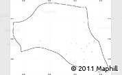 Blank Simple Map of Taze, cropped outside, no labels