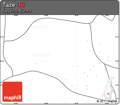 Blank Simple Map of Taze, no labels