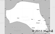Gray Simple Map of Taze