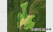 Satellite Map of Tigyaing, darken
