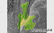 Satellite Map of Tigyaing, desaturated