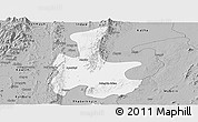 Gray Panoramic Map of Tigyaing