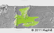 Physical Panoramic Map of Tigyaing, desaturated