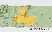 Savanna Style Panoramic Map of Tigyaing