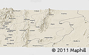 Shaded Relief Panoramic Map of Tigyaing