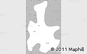 Gray Simple Map of Tigyaing