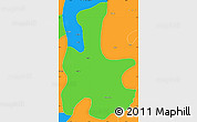 Political Simple Map of Tigyaing