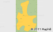 Savanna Style Simple Map of Tigyaing