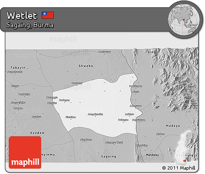 Gray 3D Map of Wetlet