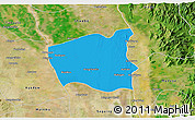 Political 3D Map of Wetlet, satellite outside