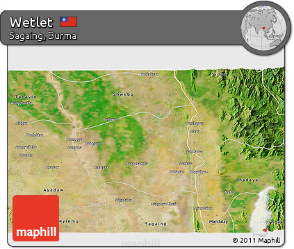 Satellite 3D Map of Wetlet