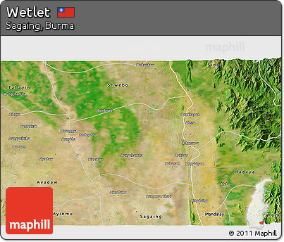 Satellite 3D Map of Wetlet