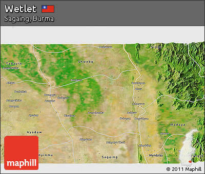 Satellite 3D Map of Wetlet