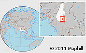 Gray Location Map of Wetlet, highlighted parent region