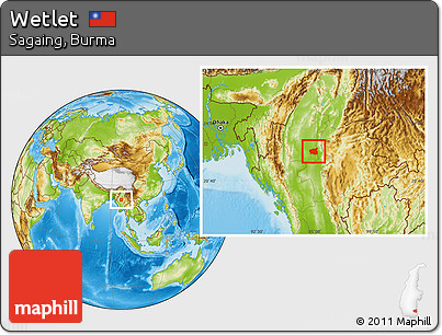 Physical Location Map of Wetlet