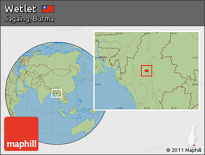 Savanna Style Location Map of Wetlet