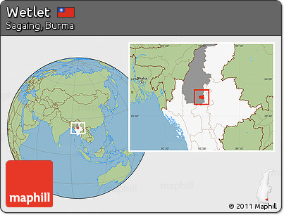 Savanna Style Location Map of Wetlet, highlighted country, highlighted parent region