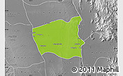 Physical Map of Wetlet, desaturated