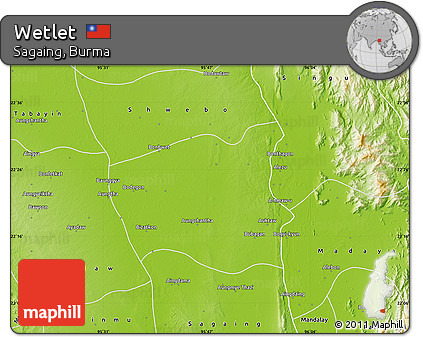 Physical Map of Wetlet