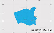 Political Map of Wetlet, cropped outside