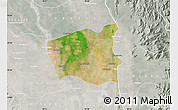Satellite Map of Wetlet, lighten, semi-desaturated