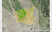 Satellite Map of Wetlet, semi-desaturated