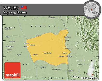 Savanna Style Map of Wetlet