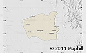 Shaded Relief Map of Wetlet, lighten, desaturated