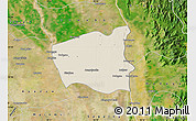 Shaded Relief Map of Wetlet, satellite outside