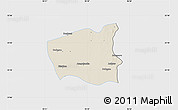 Shaded Relief Map of Wetlet, single color outside