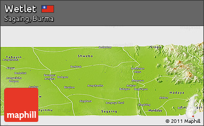 Physical Panoramic Map of Wetlet