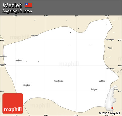 Classic Style Simple Map of Wetlet