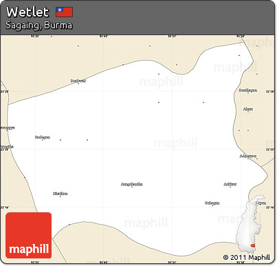 Classic Style Simple Map of Wetlet