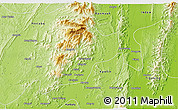 Physical 3D Map of Wuntho