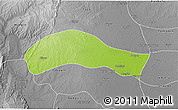 Physical 3D Map of Ye-U, desaturated