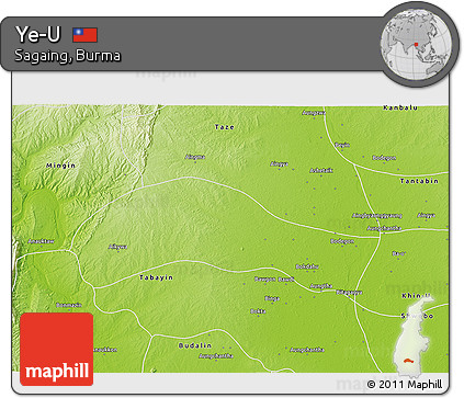 Physical 3D Map of Ye-U