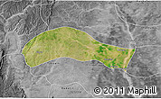 Satellite 3D Map of Ye-U, desaturated