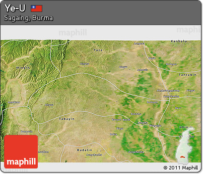 Satellite 3D Map of Ye-U