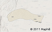 Shaded Relief 3D Map of Ye-U, lighten