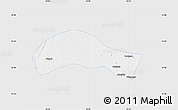 Silver Style Map of Ye-U, single color outside