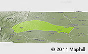Physical Panoramic Map of Ye-U, semi-desaturated