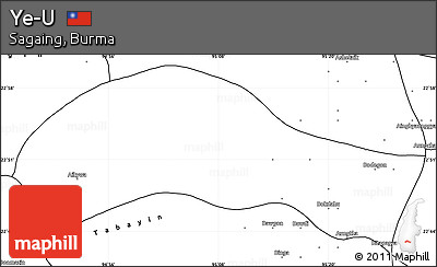 Blank Simple Map of Ye-U