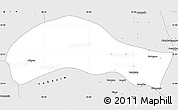 Silver Style Simple Map of Ye-U