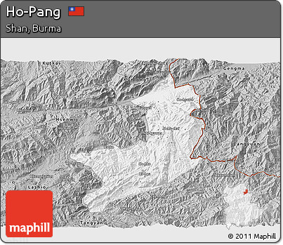 Gray 3D Map of Ho-Pang