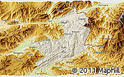 Shaded Relief 3D Map of Ho-Pang, physical outside