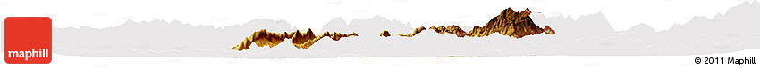 Physical Horizon Map of Ho-Pang, cropped outside