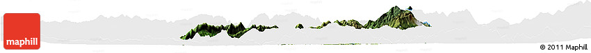 Satellite Horizon Map of Ho-Pang, single color outside