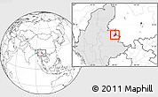 Blank Location Map of Ho-Pang, highlighted country