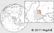 Blank Location Map of Ho-Pang, highlighted parent region